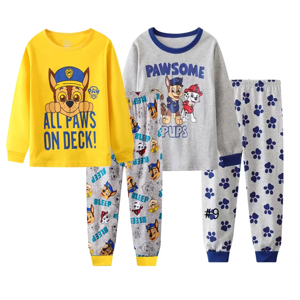 Boys Paw Patrol Pajamas Set Thin Long Sleeved Mashall Chase Rubble Patrulla Children Clothes Kids Sleepwear Spring Nightwear
Boys Paw Patrol Pajamas Set Thin Long Sleeved Mashall Chase Rubble Patrulla Children Clothes Kids Sleepwear Spring Nightwear