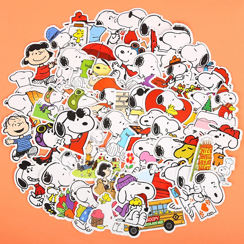 50pcs Kawaii Cartoon Snoopy Stickers Decorative Desk Laptop Scrapbook Luggage Stationery Cute Graffiti Sticker for Kids Gifts
50pcs Kawaii Cartoon Snoopy Stickers Decorative Desk Laptop Scrapbook Luggage Stationery Cute Graffiti Sticker for Kids Gifts