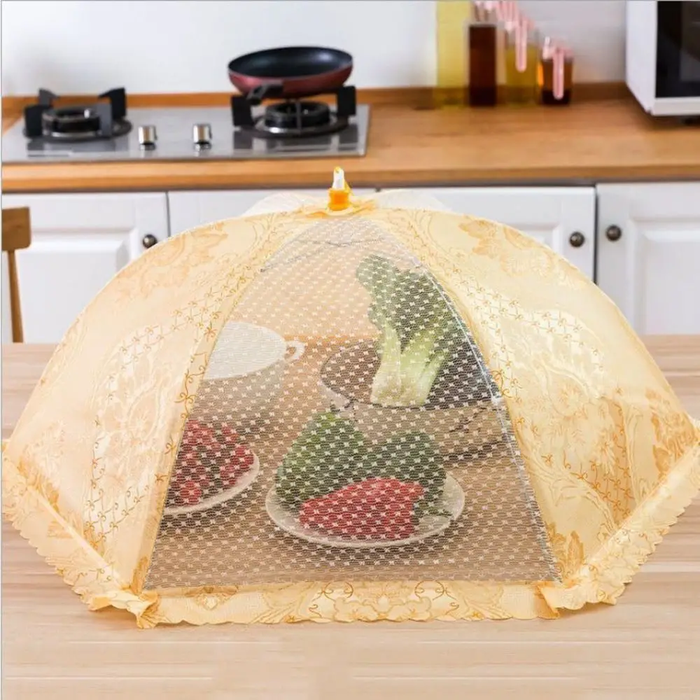 Dustproof Stain Proof Food Net Anti Mosquito Umbrella Shape Dining Table Food Lid Kitchen Gadgets Table Cover Food Cover
Dustproof Stain Proof Food Net Anti Mosquito Umbrella Shape Dining Table Food Lid Kitchen Gadgets Table Cover Food Cover