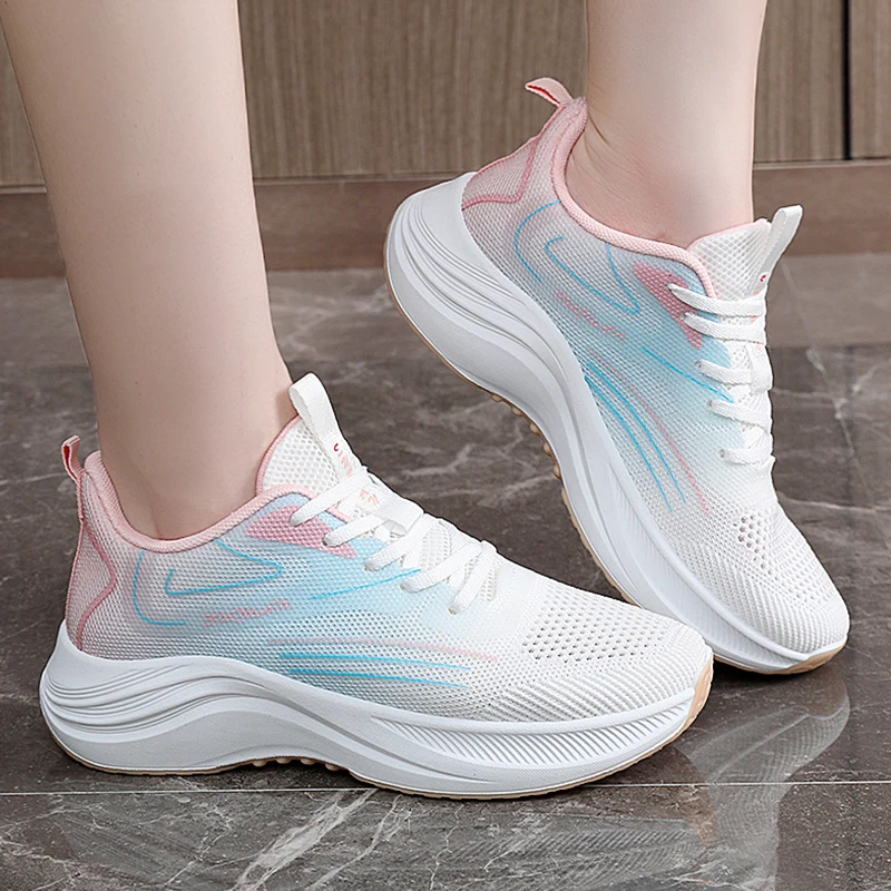 Thick Shock Pad Unisex Mesh Sneakers Breathable Mesh Top Soft Buffer Outdoor Long Time Running Sport Shoes
Thick Shock Pad Unisex Mesh Sneakers Breathable Mesh Top Soft Buffer Outdoor Long Time Running Sport Shoes