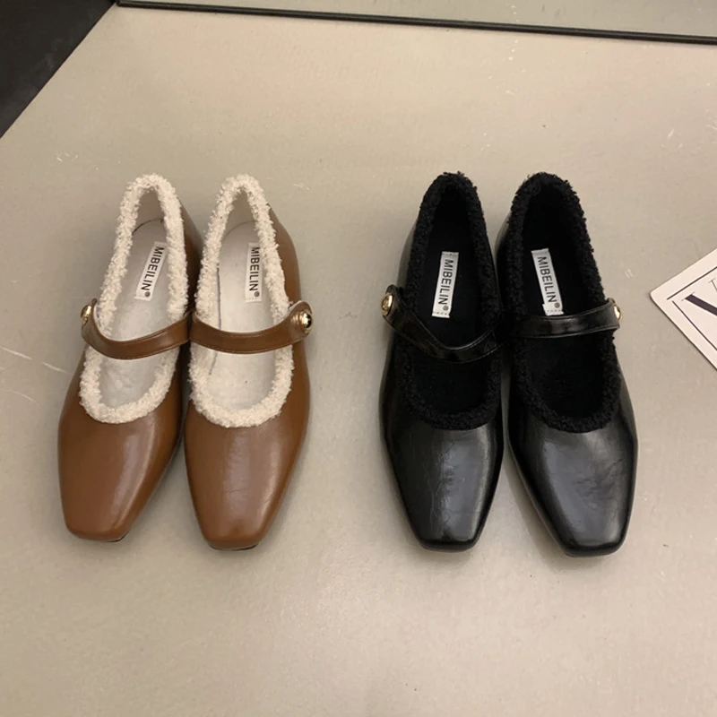 Женские лоферы с волосатой пряжкой, мягкая кожа, элегантная женская обувь Мэри Джейн с квадратным носком на меховой подкладке на плоской подошве, женская обувь Loe Heel
Женские лоферы с волосатой пряжкой, мягкая кожа, элегантная женская обувь Мэри Джейн с квадратным носком на меховой подкладке на плоской подошве, женская обувь Loe Heel
