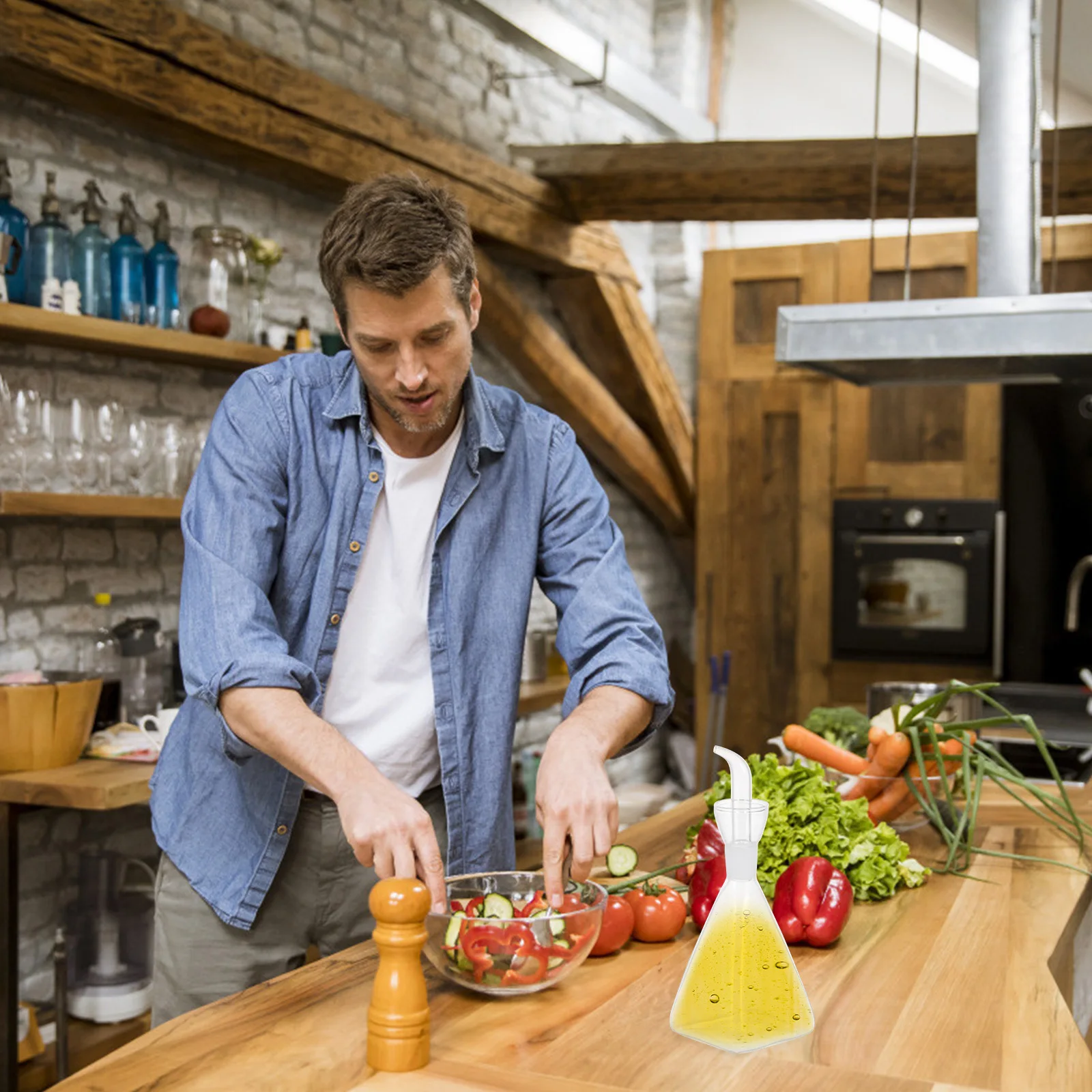 Sturdy Oil Bottle Dispenser for Kitchen Glass Condiment Olive Bottles Container Dispensing
Sturdy Oil Bottle Dispenser for Kitchen Glass Condiment Olive Bottles Container Dispensing