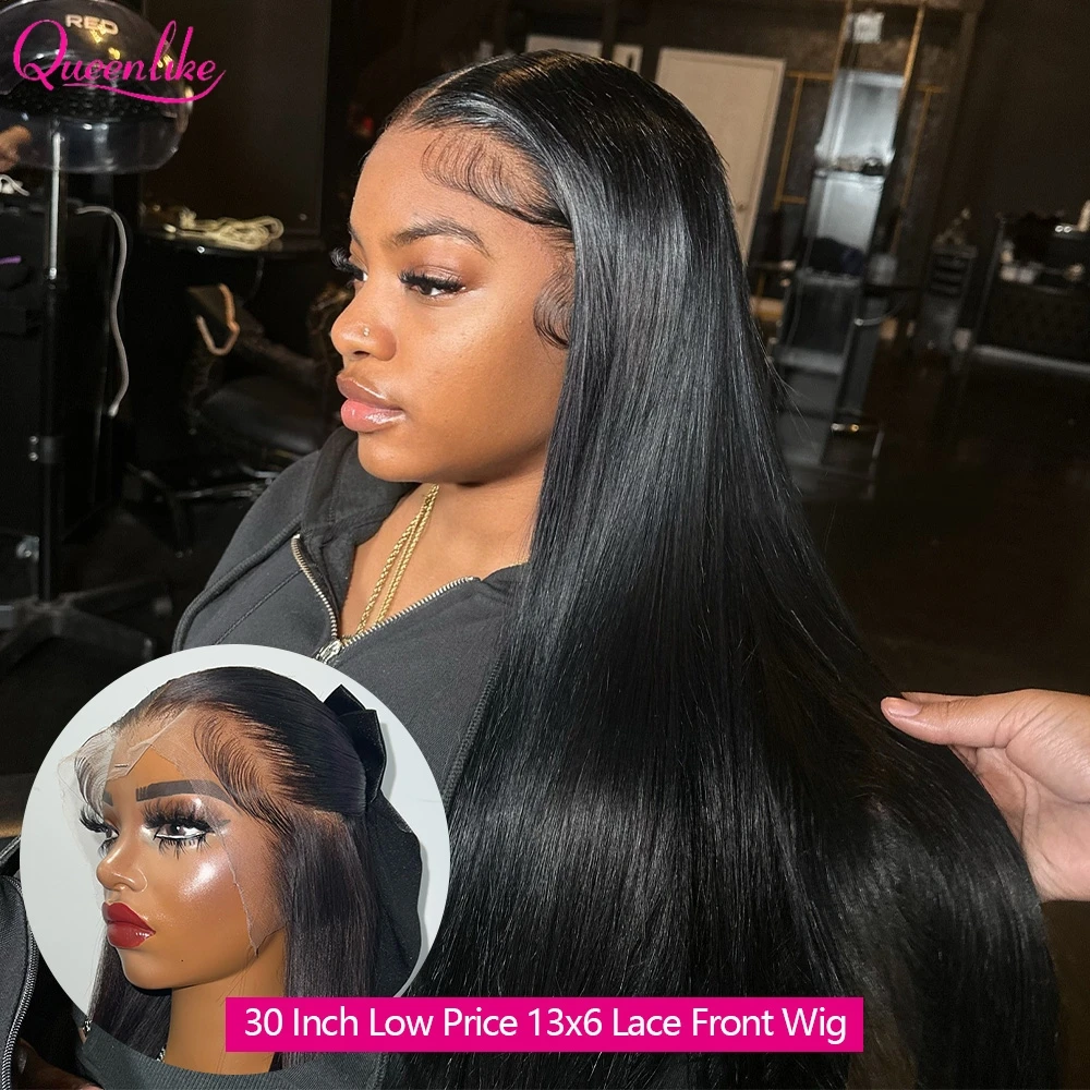 Queenlike 30 Inch Lace Front Wig Human Hair 13x6 HD Transparent Lace Frontal Wig 28 Inch Straight Human Hair Wigs On Clearance
Queenlike 30 Inch Lace Front Wig Human Hair 13x6 HD Transparent Lace Frontal Wig 28 Inch Straight Human Hair Wigs On Clearance