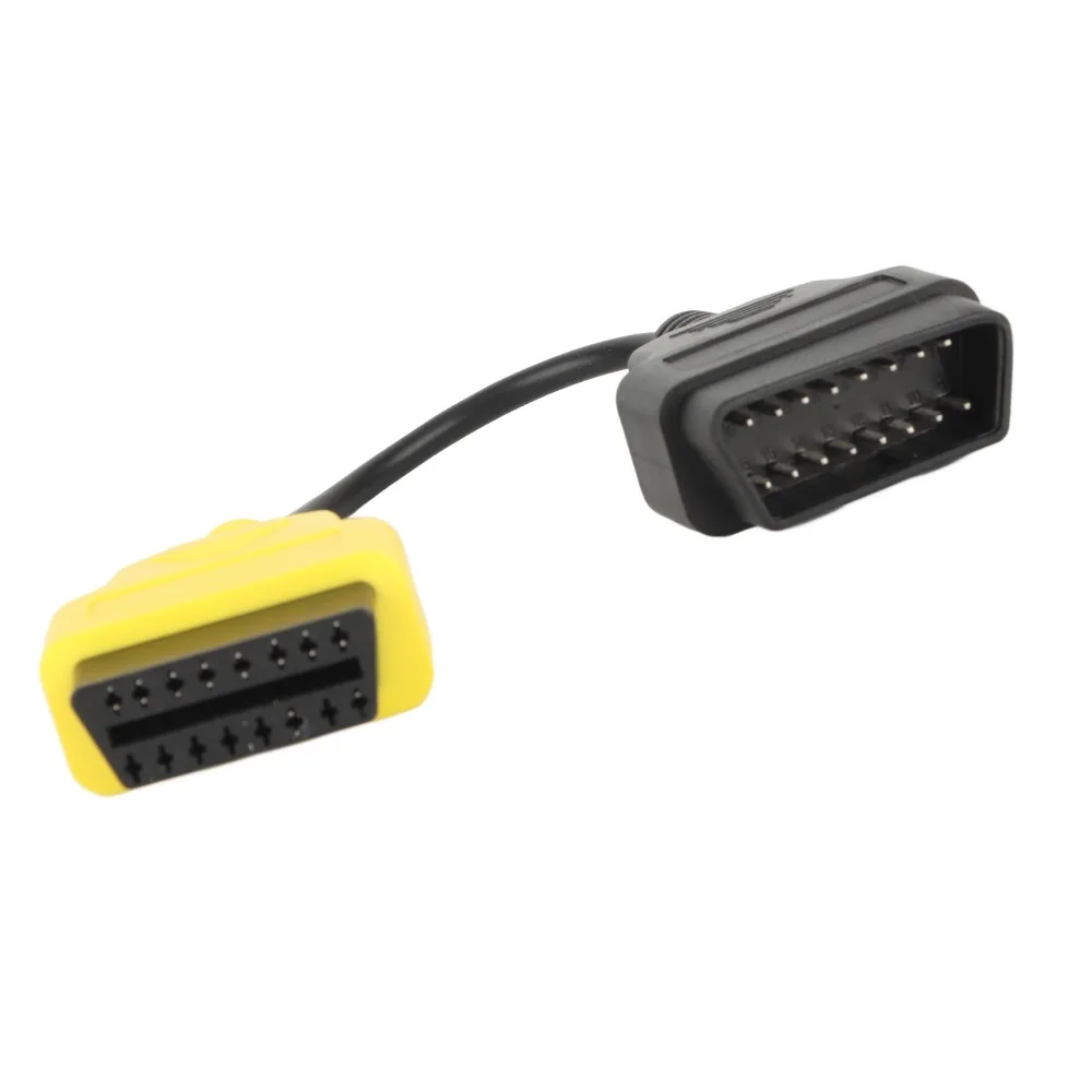 ABS OBD2 Extension Cable Yellow Compatible Diagnostic Extender Cable 16 Pin Male to 16 Pin Female Low Speed CAN
ABS OBD2 Extension Cable Yellow Compatible Diagnostic Extender Cable 16 Pin Male to 16 Pin Female Low Speed CAN