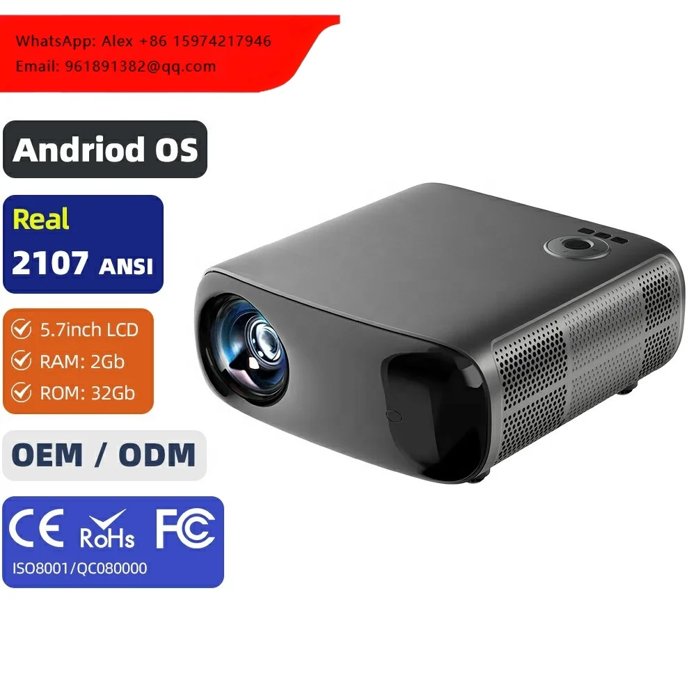 Портативный смарт-проектор AKEY9S на Android с поддержкой 4K и 1080P для домашнего кинотеатра, просмотра видео днем, детских историй, обучения и использования в классах и спальнях
Портативный смарт-проектор AKEY9S на Android с поддержкой 4K и 1080P для домашнего кинотеатра, просмотра видео днем, детских историй, обучения и использования в классах и спальнях