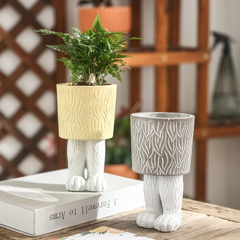 European Style Cat Paw Planter - Cement Succulent Pot with Creative Design, Artistic Home Decor for Living Room/Dining Table
European Style Cat Paw Planter - Cement Succulent Pot with Creative Design, Artistic Home Decor for Living Room/Dining Table