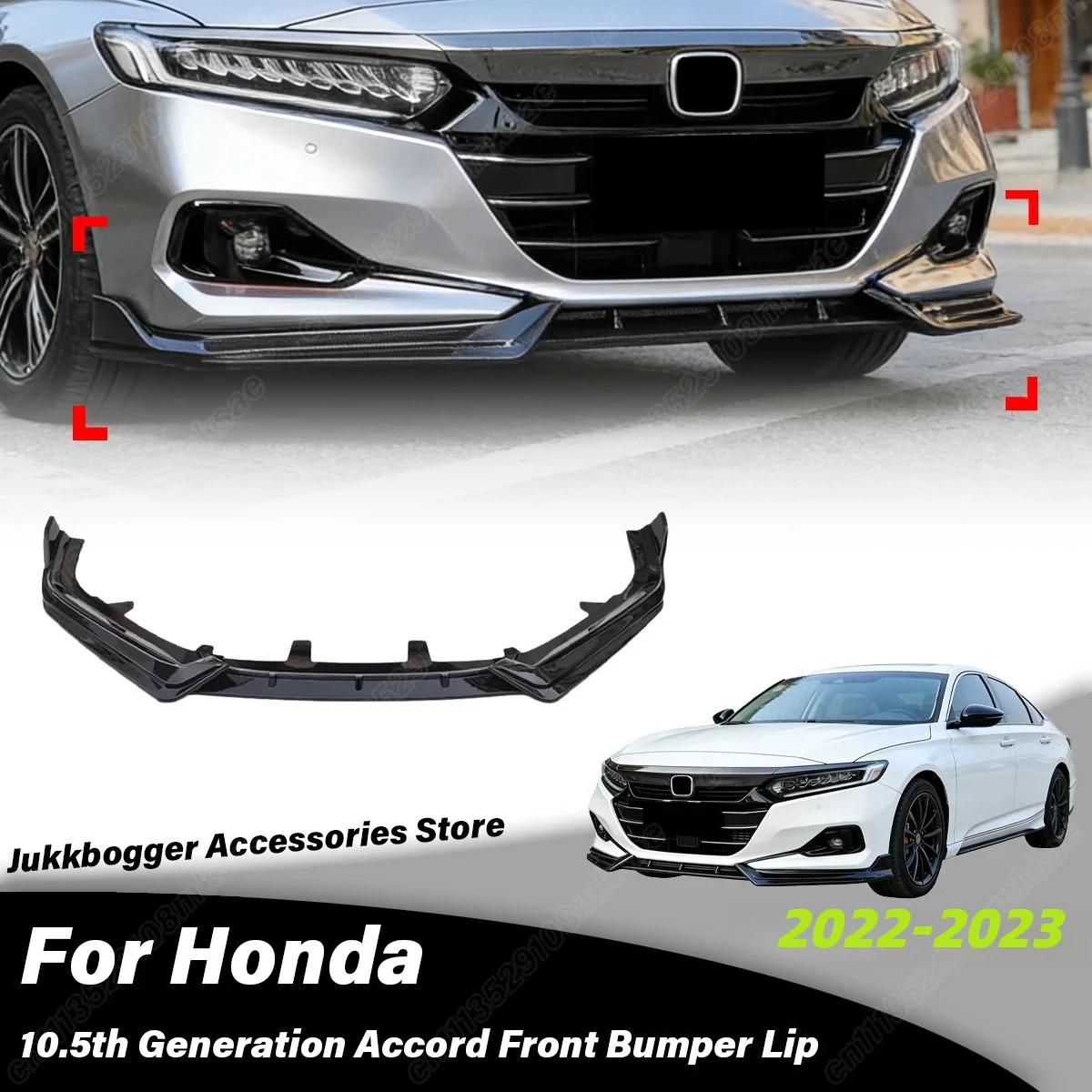 For Honda 10.5th Generation Accord 2022 2023 Automobile Front Bumper Spoiler Lip Splitter External Decoration Accessories Kit
For Honda 10.5th Generation Accord 2022 2023 Automobile Front Bumper Spoiler Lip Splitter External Decoration Accessories Kit
