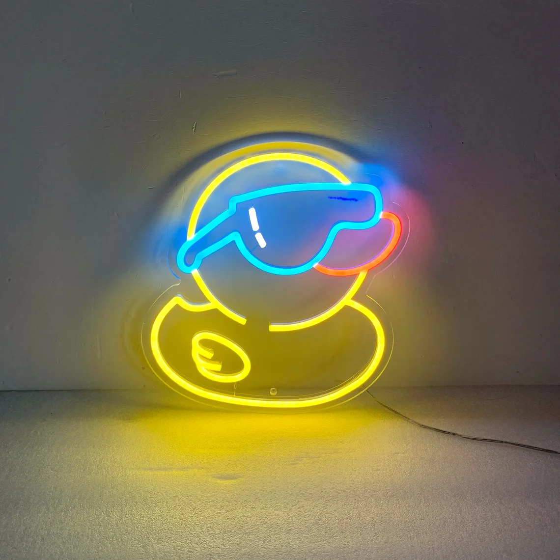 Rubber Sunglass Duck Neon Light, Led Neon Sign Light Decor, Bedroom Neon Sign Light, Cute Duck Sign Decoration Birthday Gift
Rubber Sunglass Duck Neon Light, Led Neon Sign Light Decor, Bedroom Neon Sign Light, Cute Duck Sign Decoration Birthday Gift