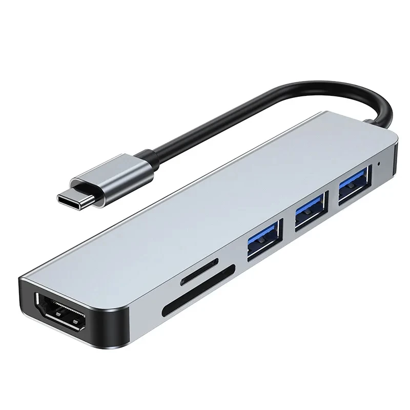 USB Docking Station Type-C Card Reader Compatible with Computer 6-in-1 
USB Docking Station Type-C Card Reader Compatible with Computer 6-in-1