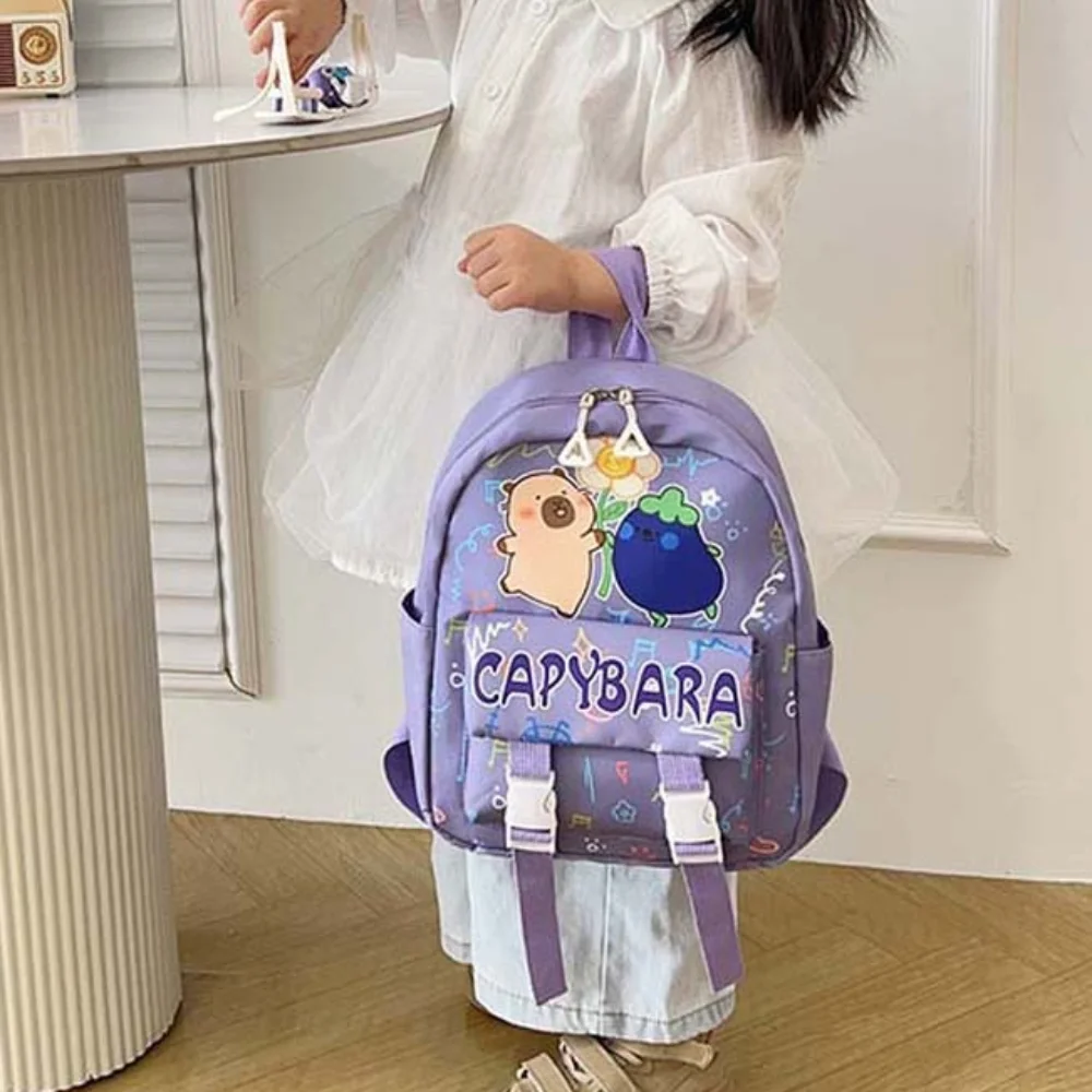 Thickened Capybara Backpack Wide Straps Lightweight Cartoon Animal Daypack Foldable Nylon Large Capacity School Bag Gifts
Thickened Capybara Backpack Wide Straps Lightweight Cartoon Animal Daypack Foldable Nylon Large Capacity School Bag Gifts