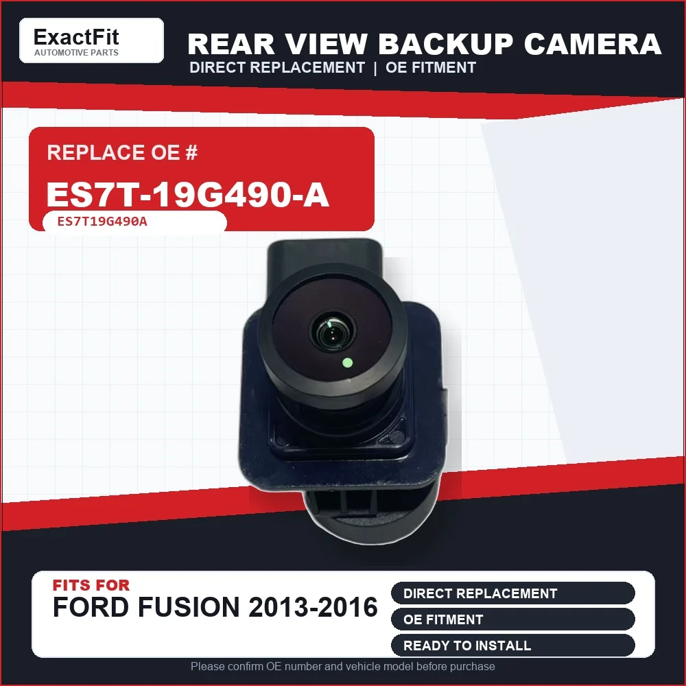 ES7T-19G490-A ES7T19G490A Rear View Backup Camera With Guide Lines fits for Ford Fusion 2013 2014 2015 2016
ES7T-19G490-A ES7T19G490A Rear View Backup Camera With Guide Lines fits for Ford Fusion 2013 2014 2015 2016