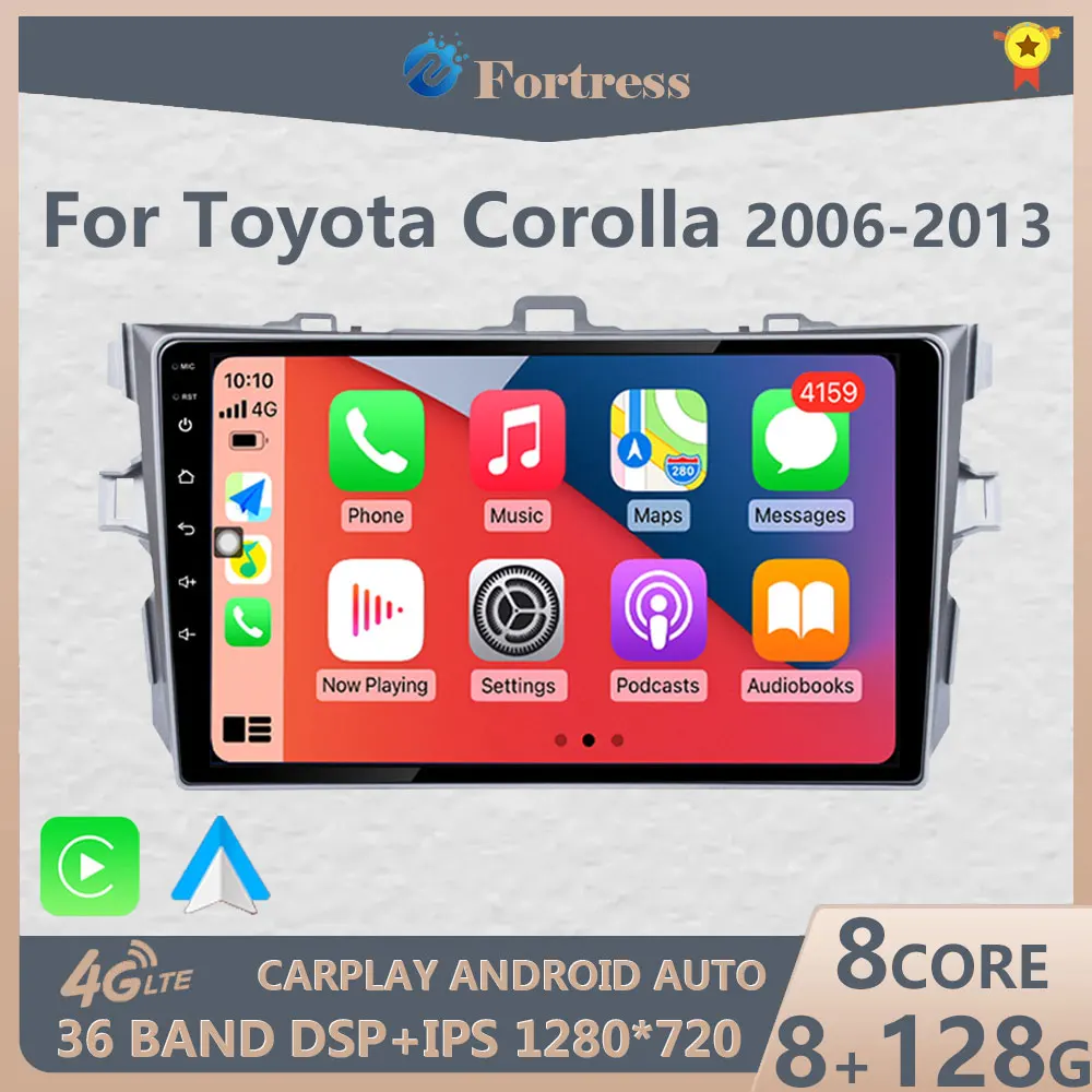 Carplay Android Auto Car Stereo Radio for Toyota Corolla E140/150 2007 2008 2009 2010 2011 2012 2013 Multimedia Player 2Din 9 "
Carplay Android Auto Car Stereo Radio for Toyota Corolla E140/150 2007 2008 2009 2010 2011 2012 2013 Multimedia Player 2Din 9 "