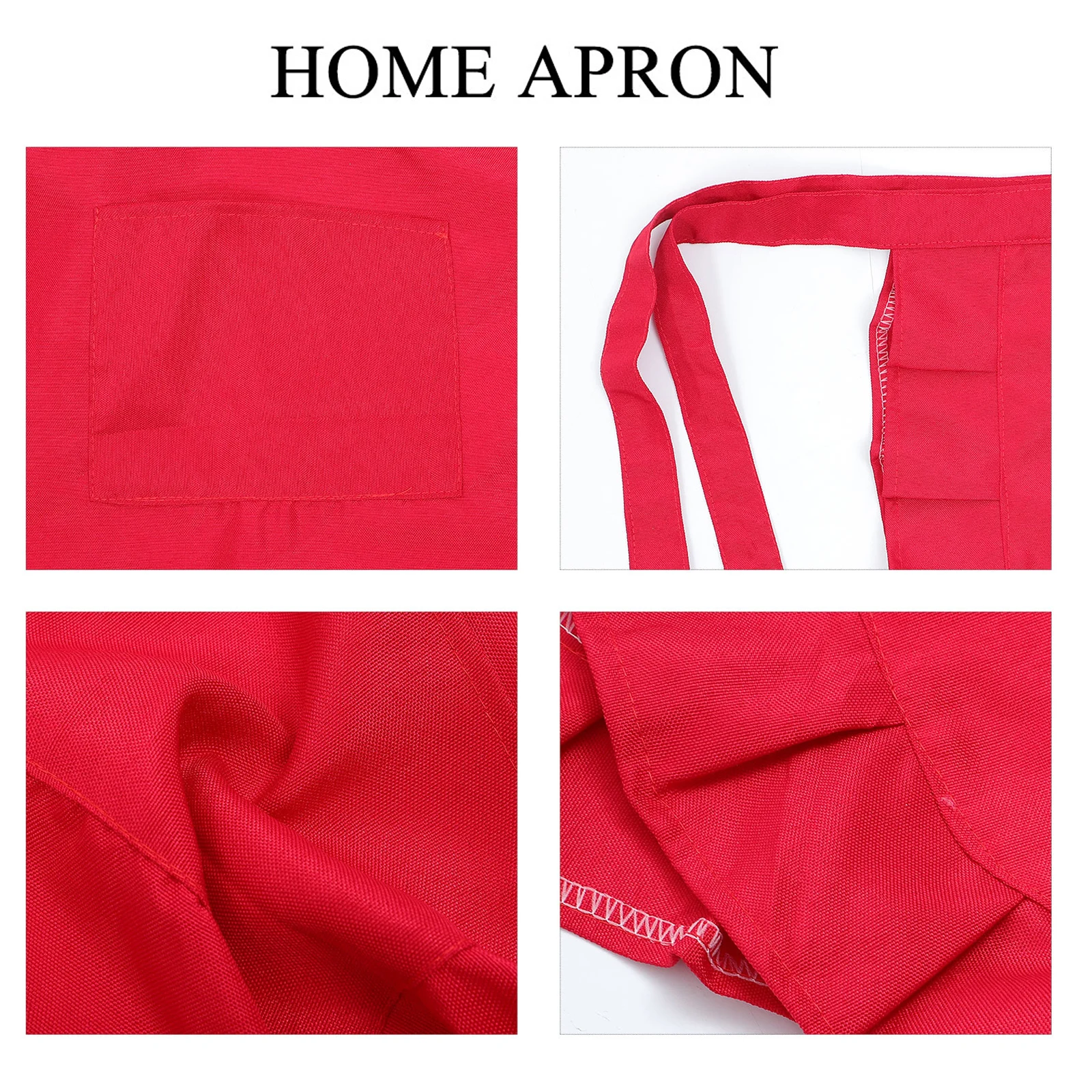 Lace Half-length with Pockets Kitchen Apron Kitchen Use Polyester Comfortable Lightweight Foldable Home Cooking
Lace Half-length with Pockets Kitchen Apron Kitchen Use Polyester Comfortable Lightweight Foldable Home Cooking