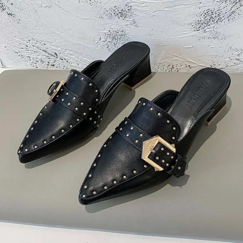 High Heels Women Slippers Chunky Pointed Toe Mules Shoes 2026 Fashion Dress Sandals New Sexy Spring Pumps Luxury Mujer Zapatos
High Heels Women Slippers Chunky Pointed Toe Mules Shoes 2026 Fashion Dress Sandals New Sexy Spring Pumps Luxury Mujer Zapatos