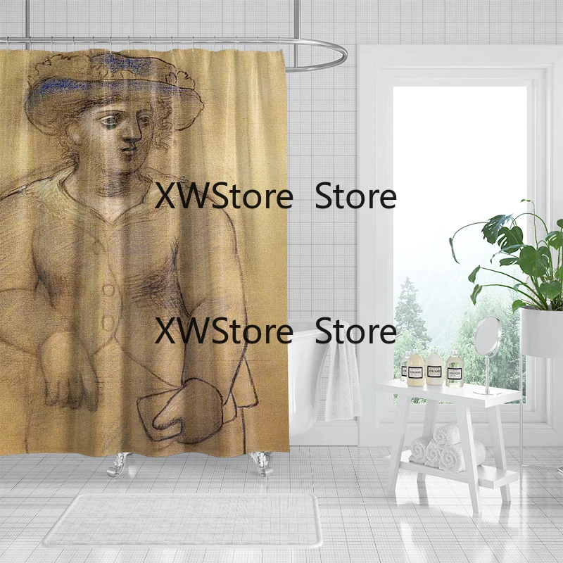Fashion Premium Quality Hand-Drawn Figure Sketch Shower Curtain for Bathroom, Waterproof Fabric Bath Curtain Set
Fashion Premium Quality Hand-Drawn Figure Sketch Shower Curtain for Bathroom, Waterproof Fabric Bath Curtain Set