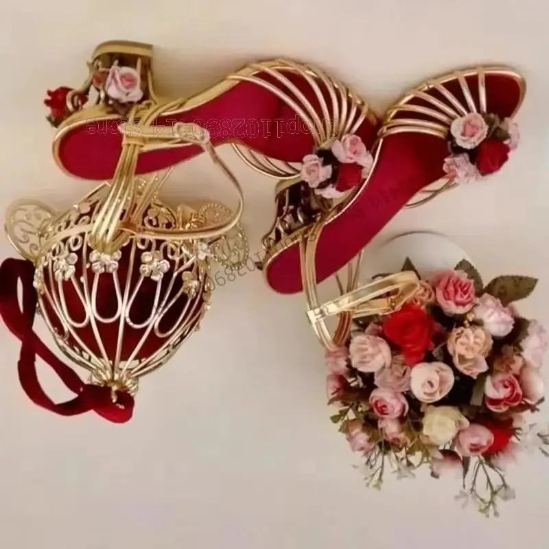 Flower Decor Metal Birdcage Heel Court Style Sandals Ankle Buckle Strap Women Shoes New Fashion Banquet 2026 Zapatos Para Mujere
Flower Decor Metal Birdcage Heel Court Style Sandals Ankle Buckle Strap Women Shoes New Fashion Banquet 2026 Zapatos Para Mujere
