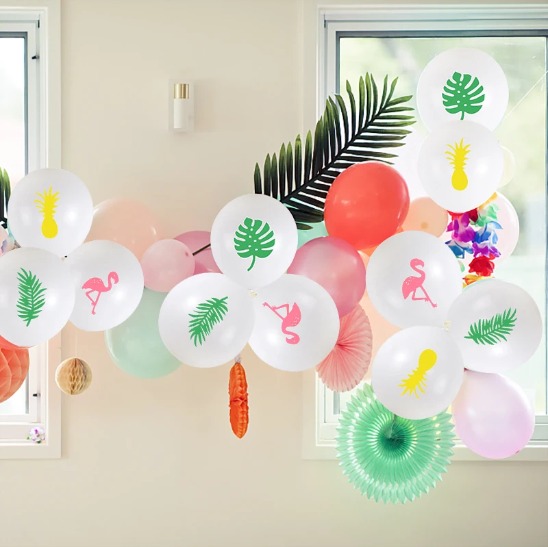 10pcs 12inch Hawaii Flamingo Print Latex Balloons Tropical Luau Palm Leaf Pineapple Design Summer Beach Party Decoration Balloon
10pcs 12inch Hawaii Flamingo Print Latex Balloons Tropical Luau Palm Leaf Pineapple Design Summer Beach Party Decoration Balloon