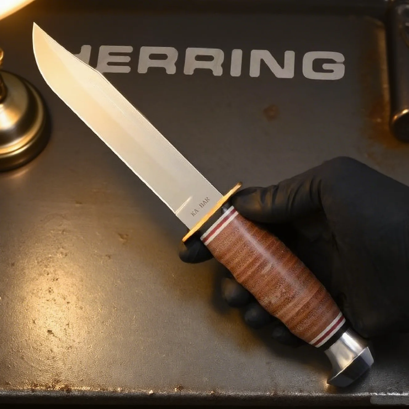 KA1235- Ocean Hunter tough-guy style straight knife, cowhide round handle outdoor knife, hand-mirror-polished sharp knife
KA1235- Ocean Hunter tough-guy style straight knife, cowhide round handle outdoor knife, hand-mirror-polished sharp knife