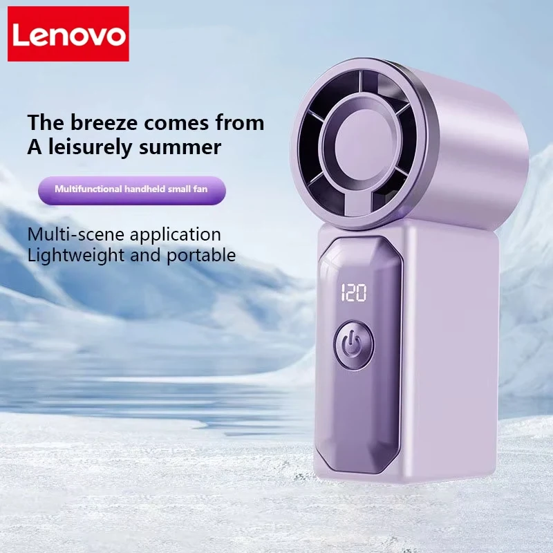 Lenovo Mini Portable Handheld Fan Personal Pocket-Sized Digital Display Hand Fan USB Rechargeable Outdoor Small Pocket Hand Fan
Lenovo Mini Portable Handheld Fan Personal Pocket-Sized Digital Display Hand Fan USB Rechargeable Outdoor Small Pocket Hand Fan