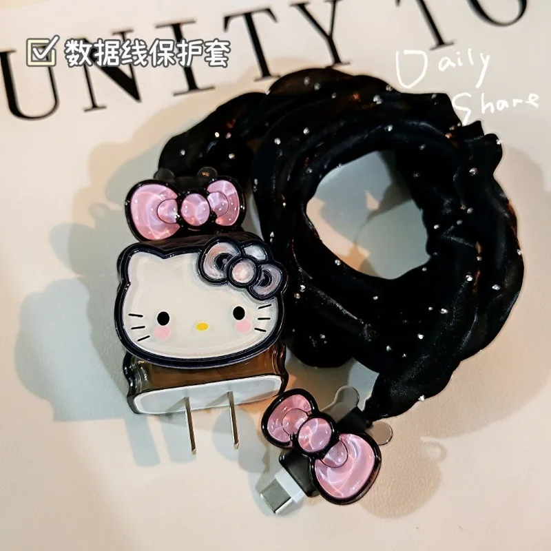 New Hello Kitty Cable Protective Case for IPhone 18W/20W Charger Protective Case 3D Cartoon Breakproof Holiday Gift for Girls
New Hello Kitty Cable Protective Case for IPhone 18W/20W Charger Protective Case 3D Cartoon Breakproof Holiday Gift for Girls