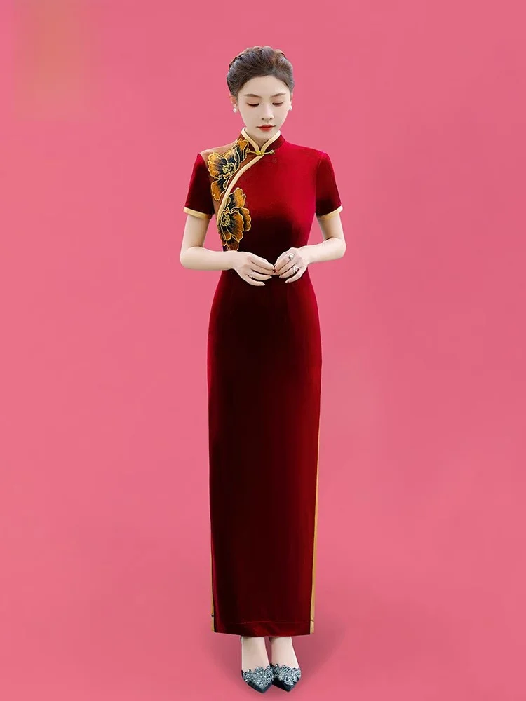 Aumanlin 2026 New Long Elegant Stage Performance Outfit High Quality Mommy Qi Classy Style Fashion Show Gown
Aumanlin 2026 New Long Elegant Stage Performance Outfit High Quality Mommy Qi Classy Style Fashion Show Gown