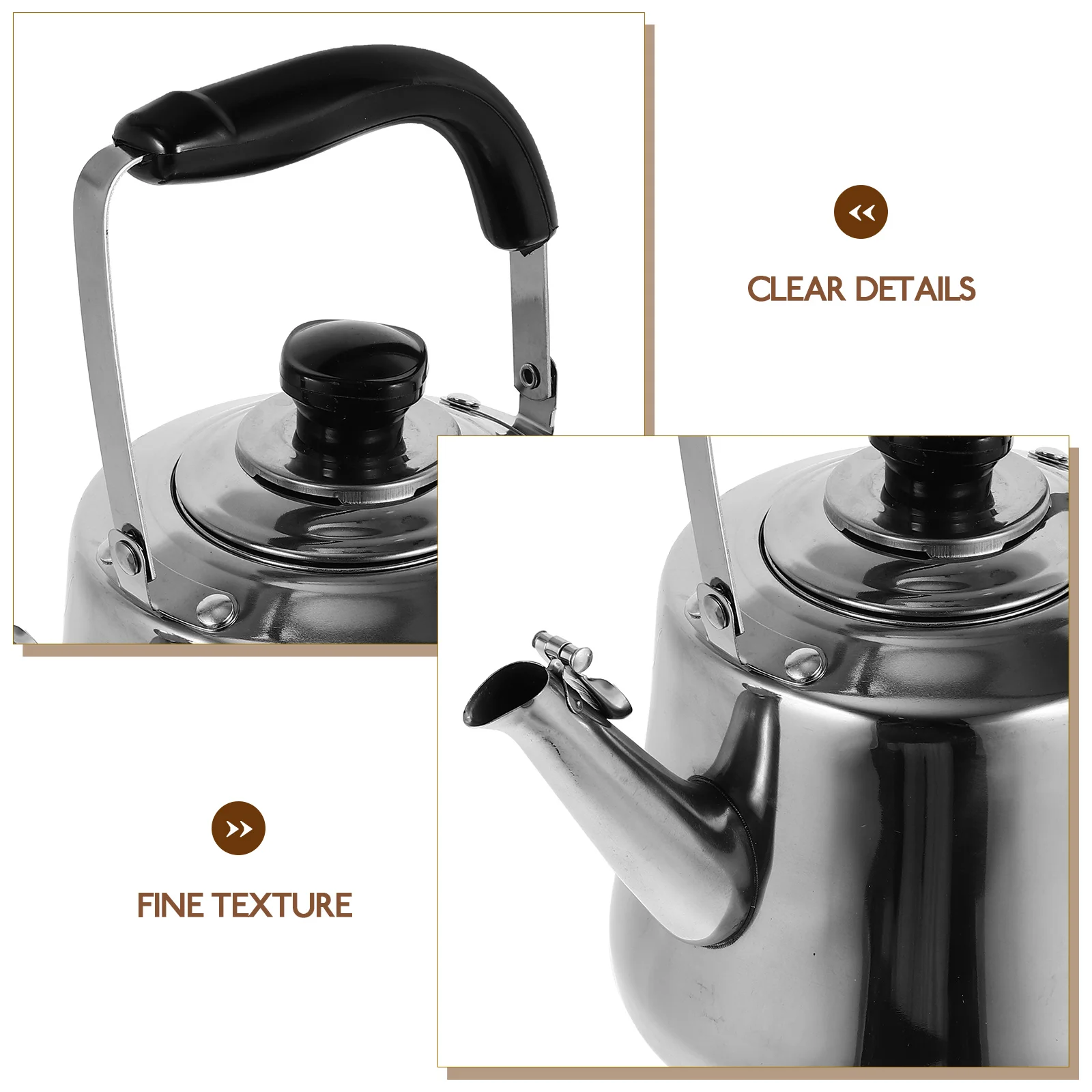 Stainless Steel Kettle Whistling Teapot H Heat Insulating Anti Scalding Food Grade Material Corrosion Resistance Tea
Stainless Steel Kettle Whistling Teapot H Heat Insulating Anti Scalding Food Grade Material Corrosion Resistance Tea