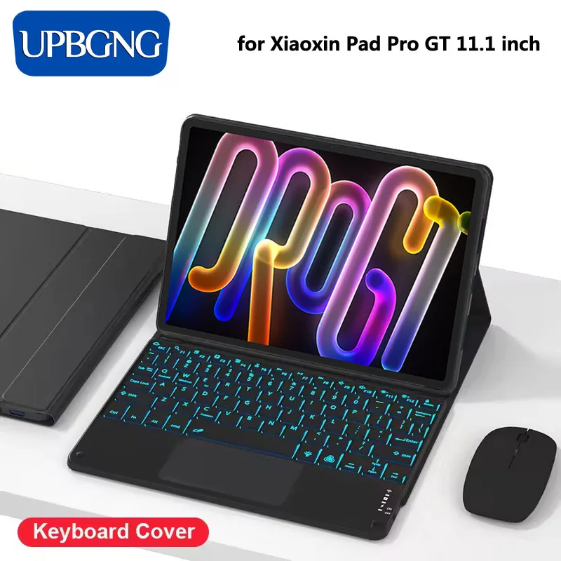 Чехол с сенсорной подсветкой для Xiaoxin Pad Pro GT 11,1 дюйма, чехол для беспроводной Bluetooth-клавиатуры и мыши для Lenovo PadPro GT, чехол
Чехол с сенсорной подсветкой для Xiaoxin Pad Pro GT 11,1 дюйма, чехол для беспроводной Bluetooth-клавиатуры и мыши для Lenovo PadPro GT, чехол