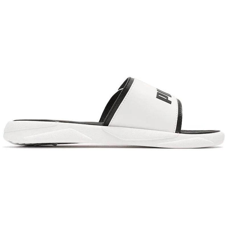 2026 New Puma 372280 11 White Black Slide Sandals With Adjustable Velcro Strap
2026 New Puma 372280 11 White Black Slide Sandals With Adjustable Velcro Strap