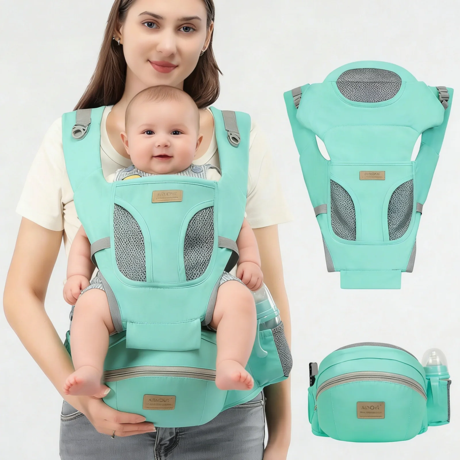 Spring infant and toddler travel carrier, spring breathable carrier, suitable for newborns to young children, enhanced shoulder
Spring infant and toddler travel carrier, spring breathable carrier, suitable for newborns to young children, enhanced shoulder