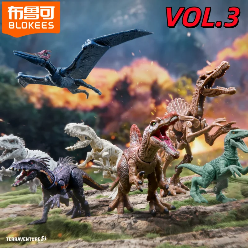 New Blokees Jurassic World V3 Blind Box Jurassic Dinosaurs Park Indoraptor Spinosaurus Desktop Decoration Model Action Toy Gift
New Blokees Jurassic World V3 Blind Box Jurassic Dinosaurs Park Indoraptor Spinosaurus Desktop Decoration Model Action Toy Gift