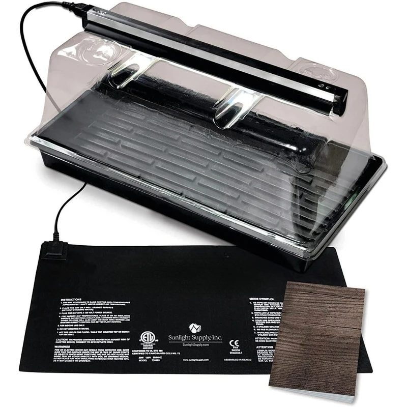 Premium Heated Propagation Kit for Starting Seeds or Cuttings, Includes Heat Mat, Tray, Grow Light, and More,FAST SHIPPING
Premium Heated Propagation Kit for Starting Seeds or Cuttings, Includes Heat Mat, Tray, Grow Light, and More,FAST SHIPPING