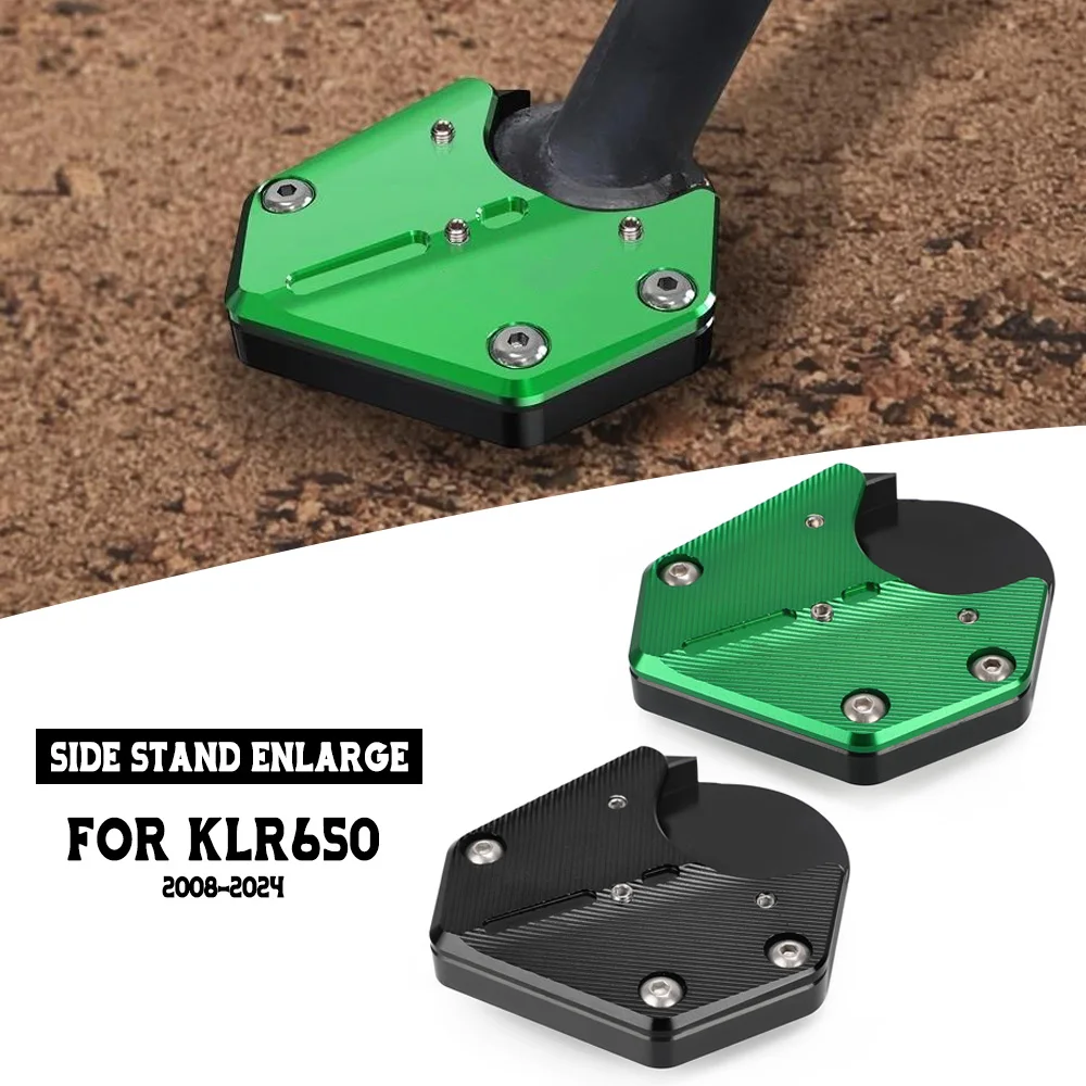 For Kawasaki KLR 650 2025 Motorcycle CNC Kickstand Foot Side Stand Extension Pad Support Plate KLR650 2008-2024 2023 2022 201
For Kawasaki KLR 650 2025 Motorcycle CNC Kickstand Foot Side Stand Extension Pad Support Plate KLR650 2008-2024 2023 2022 201