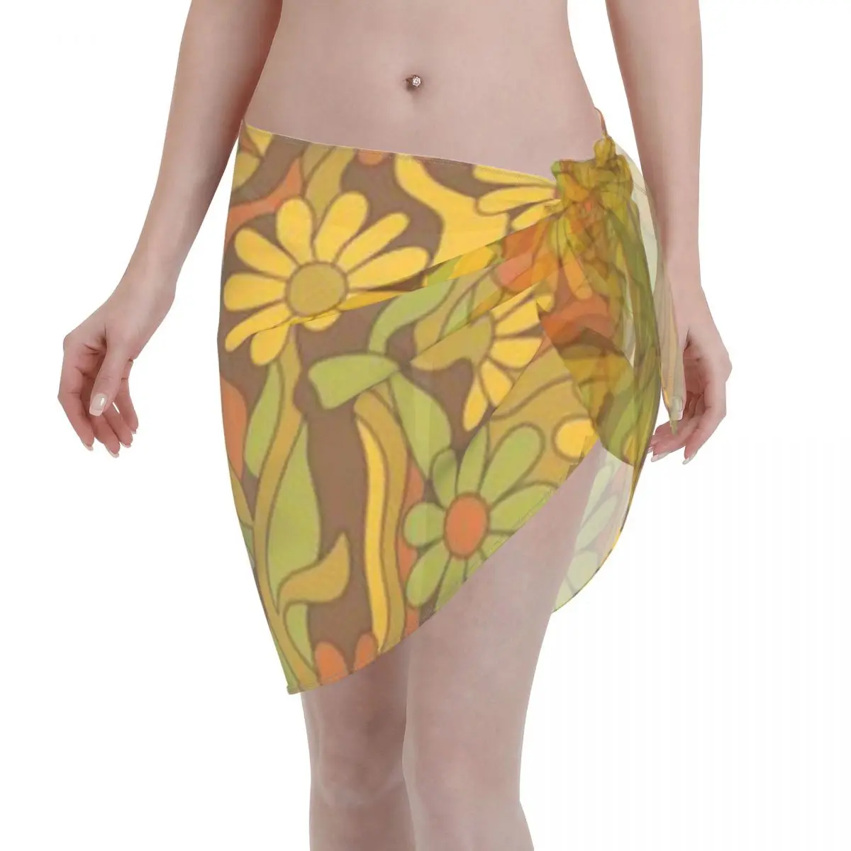 Promotion Retro 70s Floral Psychedelic Seamless Pattern Women's Beach Wrap SkirtTropical Getaway Beach Wrap
Promotion Retro 70s Floral Psychedelic Seamless Pattern Women's Beach Wrap SkirtTropical Getaway Beach Wrap