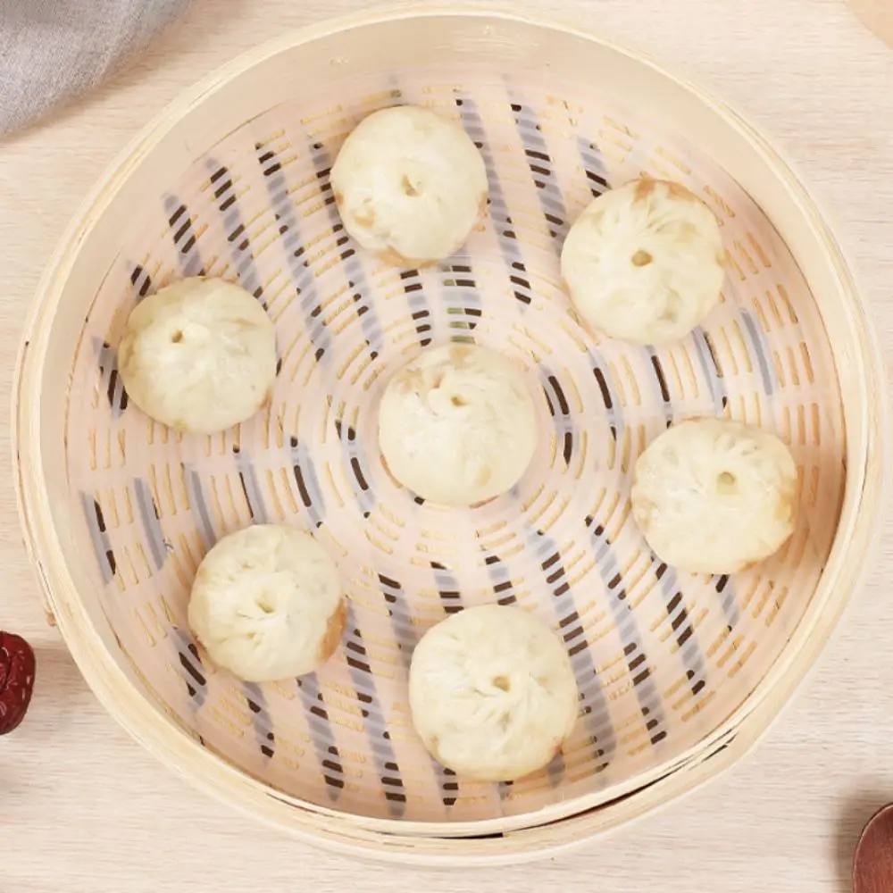 Round Non-Stick Silicone Steamer Mat Reusable Heat-resistant Steamer Pad Thickened Oil-resistant Dim Sum Paper Stuffed Bun
Round Non-Stick Silicone Steamer Mat Reusable Heat-resistant Steamer Pad Thickened Oil-resistant Dim Sum Paper Stuffed Bun