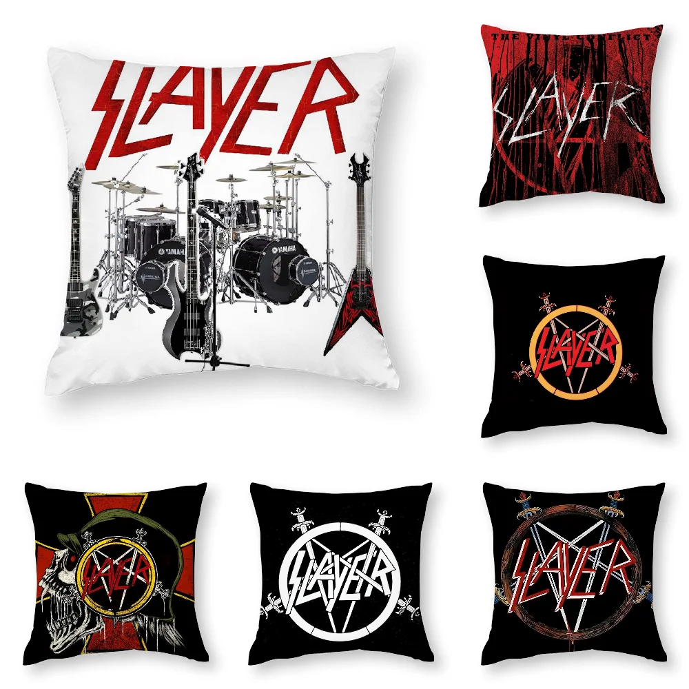 SlayerS H-Heavy M-Metal Rock Band Pillow Case 3D Print Polyester Fiber 40*40 cm Home Sofa Throw Pillow Cover Decoration Gift
SlayerS H-Heavy M-Metal Rock Band Pillow Case 3D Print Polyester Fiber 40*40 cm Home Sofa Throw Pillow Cover Decoration Gift