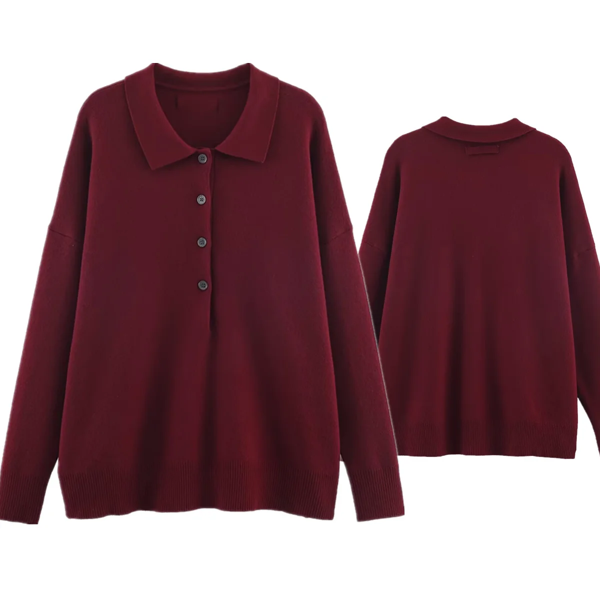 Maxdutti минималистичный бордовый трикотаж с воротником-поло, женские топы, пуловеры, женский свитер, трикотаж, женская одежда, женская одежда
Maxdutti минималистичный бордовый трикотаж с воротником-поло, женские топы, пуловеры, женский свитер, трикотаж, женская одежда, женская одежда