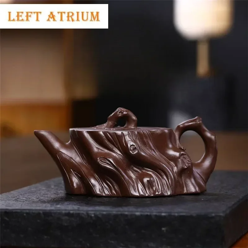 250ml Aesthetic Yixing Purple Clay Teapot Handmade Plum Tree Stump Pot Raw Ore Purple Mud Kettle With Strainer Zisha Teaset Gift
250ml Aesthetic Yixing Purple Clay Teapot Handmade Plum Tree Stump Pot Raw Ore Purple Mud Kettle With Strainer Zisha Teaset Gift