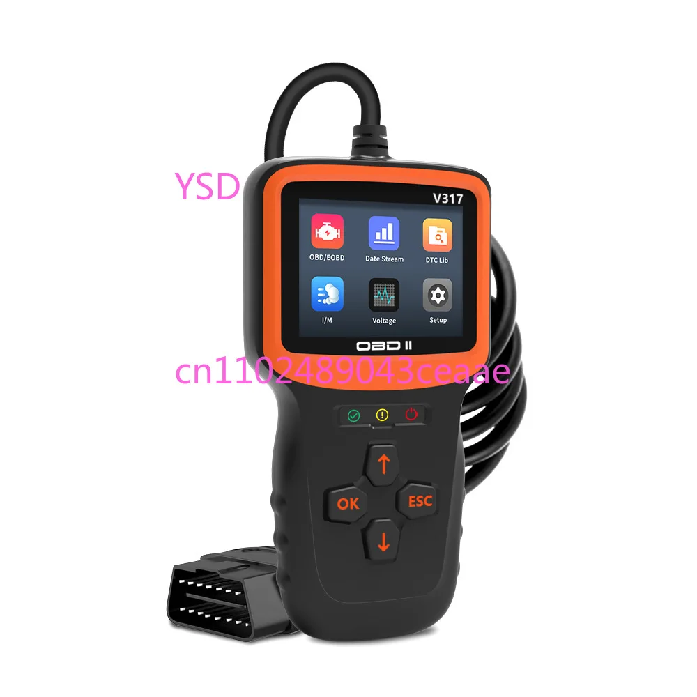 V317 новый цветной экран, многоязычная сертификация CE FCC, автомобильный детектор неисправностей напряжения аккумулятора
V317 новый цветной экран, многоязычная сертификация CE FCC, автомобильный детектор неисправностей напряжения аккумулятора