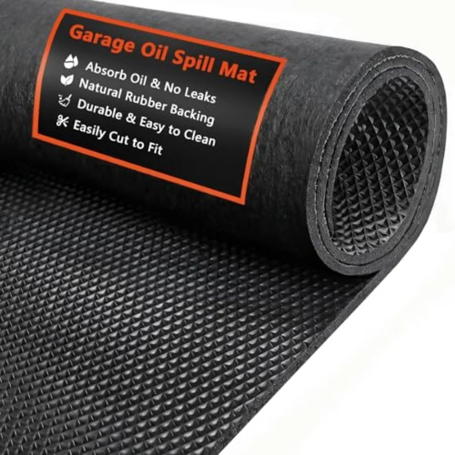 Garage Floor Mat, 30 X 36 Inch, Oil Spill Mat Under Car, Waterproof Backing Absorbent Pad Protects Floor, Durable, Reusable, Bl
Garage Floor Mat, 30 X 36 Inch, Oil Spill Mat Under Car, Waterproof Backing Absorbent Pad Protects Floor, Durable, Reusable, Bl