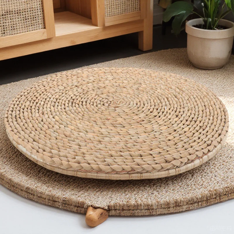 Straw Woven Cushion 20x20 Durable Round Seat Pad for Yoga Meditation Bedroom Floor Mat Traditional Tatami Window Bench 
Straw Woven Cushion 20x20 Durable Round Seat Pad for Yoga Meditation Bedroom Floor Mat Traditional Tatami Window Bench