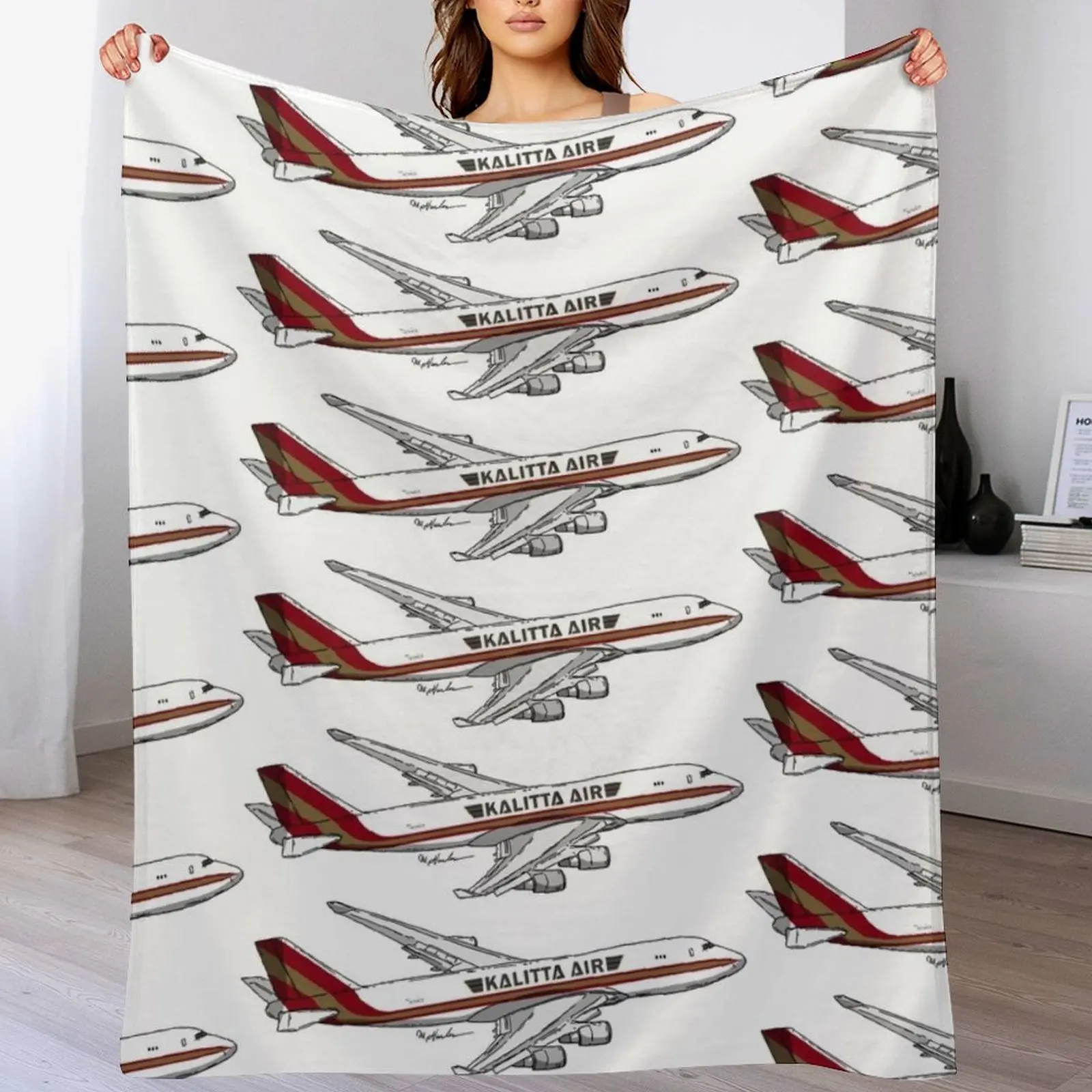 Boeing 747 Kalitta Air N744CK Throw Blanket Plaid Kid'S Decorative Sofa Blankets
Boeing 747 Kalitta Air N744CK Throw Blanket Plaid Kid'S Decorative Sofa Blankets