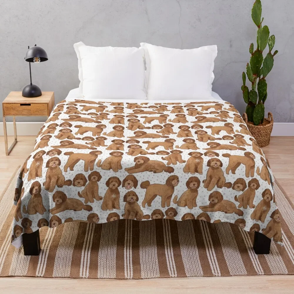 Labradoodle cute illustration Throw Blanket Bed linens Single Soft Weighted Blankets
Labradoodle cute illustration Throw Blanket Bed linens Single Soft Weighted Blankets