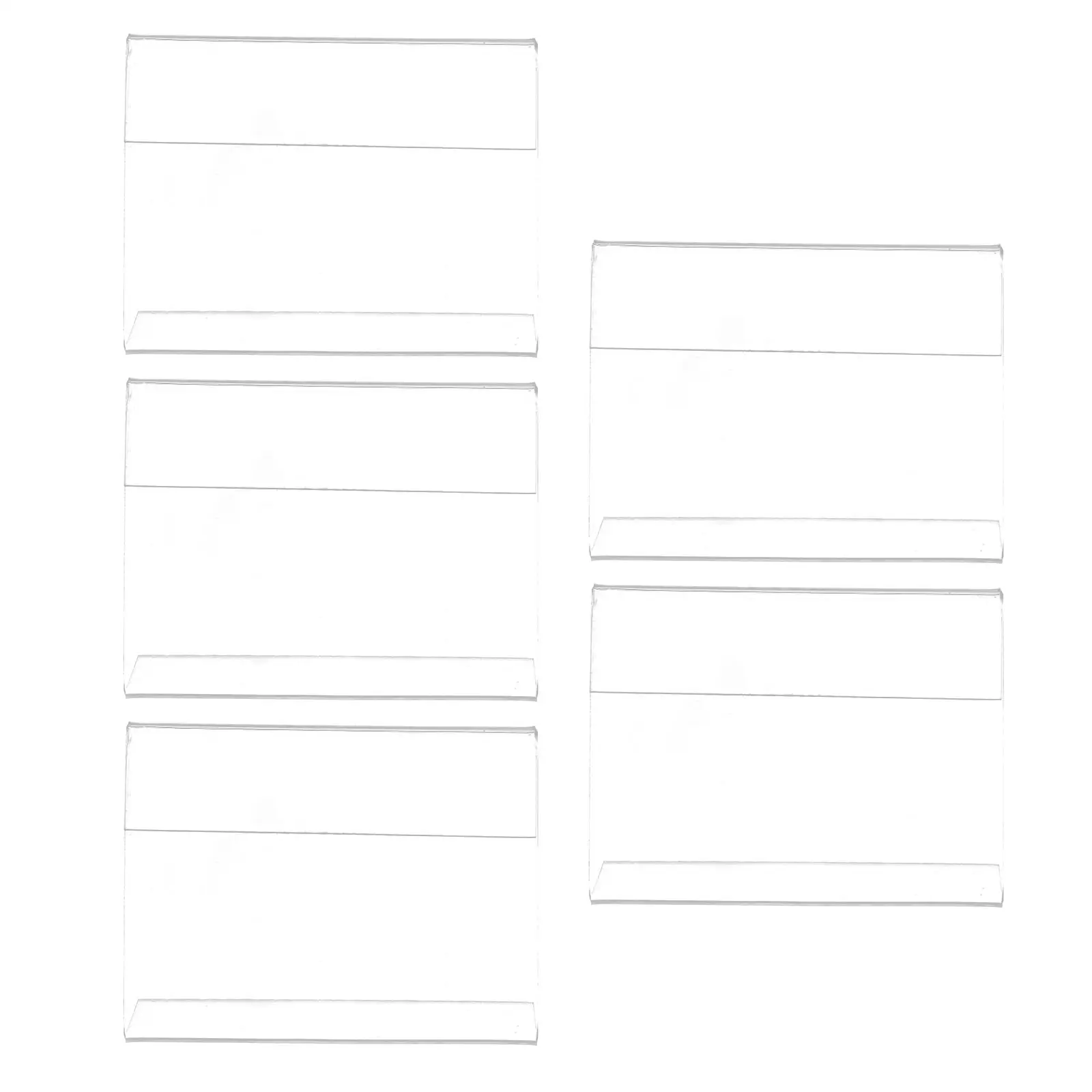 5pcs L-shaped Price Tag Holder 75x55mm Display Stand Store Versatile Acrylic Rack Menu Food Labels Sign Rack Storage
5pcs L-shaped Price Tag Holder 75x55mm Display Stand Store Versatile Acrylic Rack Menu Food Labels Sign Rack Storage