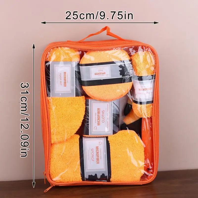 11Pcs Car Wash Cleaning Kits Microfiber Towels Blush Sponge Wash Glove Polish Care Applicator Pads Car Wash Accessories
11Pcs Car Wash Cleaning Kits Microfiber Towels Blush Sponge Wash Glove Polish Care Applicator Pads Car Wash Accessories