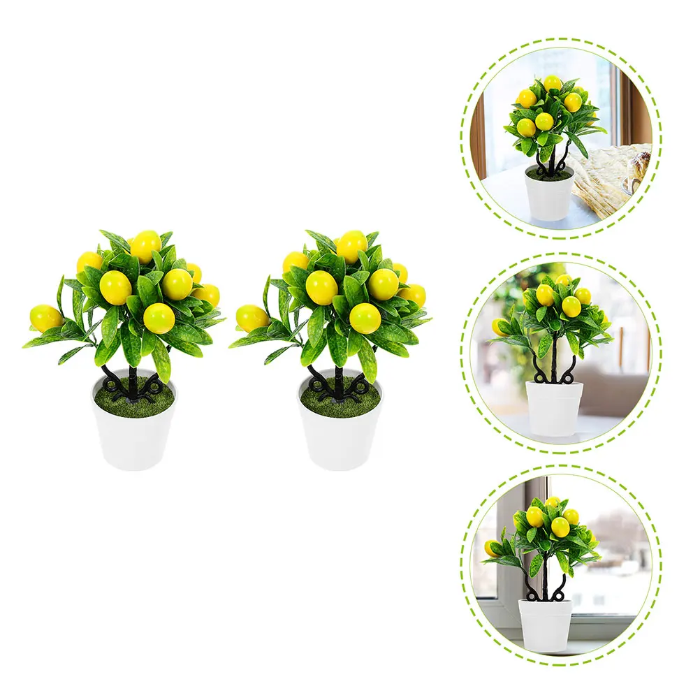 1pcs Artificial Lemon Tree Bonsai Realistic Plant Ornaments Home Office Decor Fake Desktop Adornments Indoor GreenPlant
1pcs Artificial Lemon Tree Bonsai Realistic Plant Ornaments Home Office Decor Fake Desktop Adornments Indoor GreenPlant