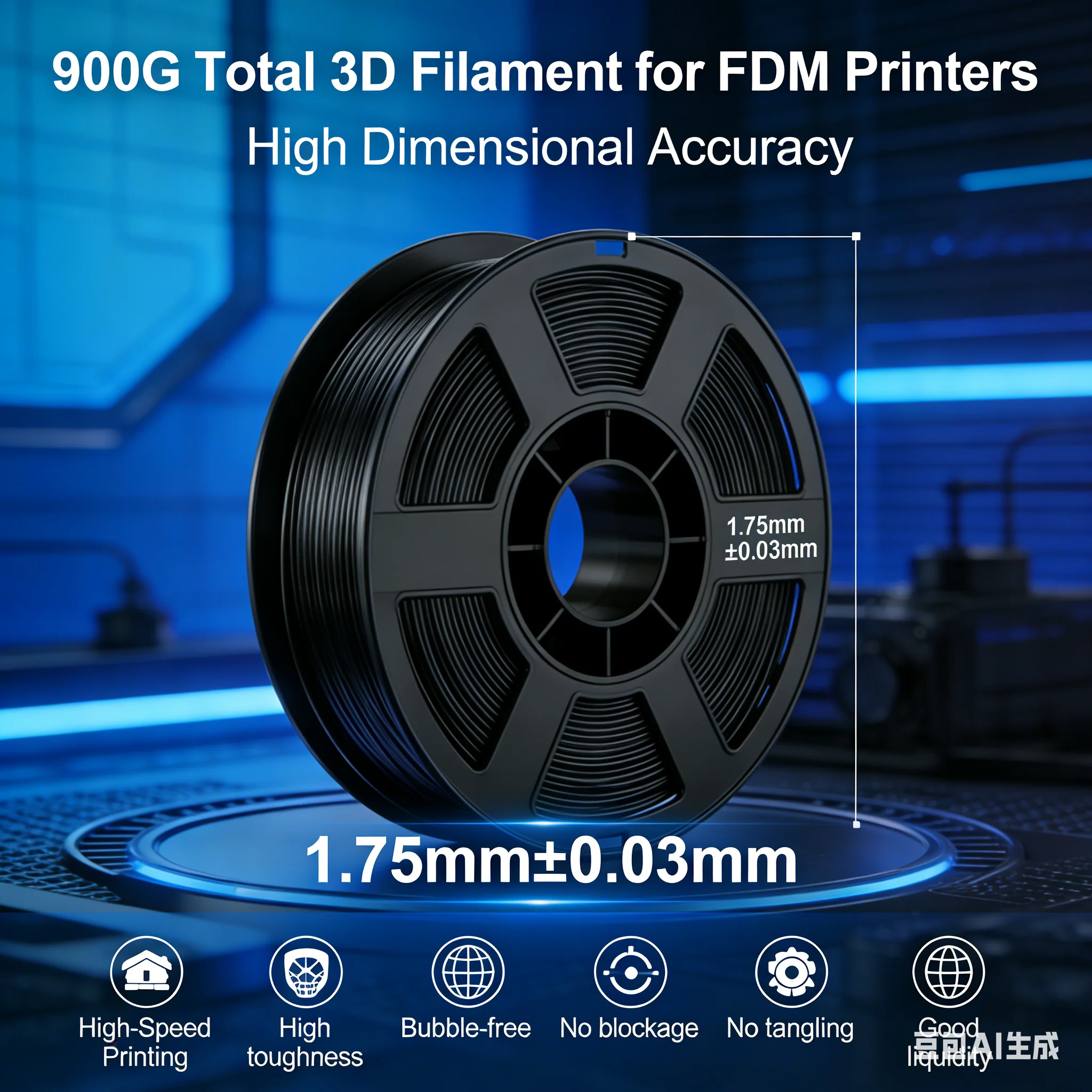Филамент TPU 300 г, 1,75 мм, для 3D-принтеров, гибкий, без пузырьков, материал 95A, для большинства 3D-принтеров
Филамент TPU 300 г, 1,75 мм, для 3D-принтеров, гибкий, без пузырьков, материал 95A, для большинства 3D-принтеров