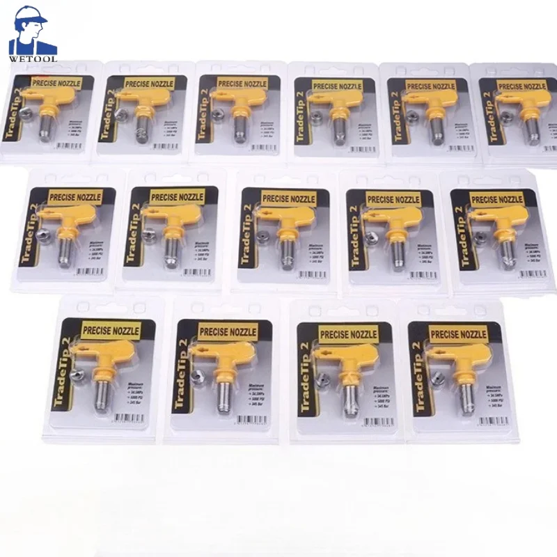 1PC 2/3/4/5/6 Series Airless Spray Gun Tip Nozzle Yellow for Wa9ner Paint Sprayer Powder Coating Airbrush Nozzle Repair Tool
1PC 2/3/4/5/6 Series Airless Spray Gun Tip Nozzle Yellow for Wa9ner Paint Sprayer Powder Coating Airbrush Nozzle Repair Tool