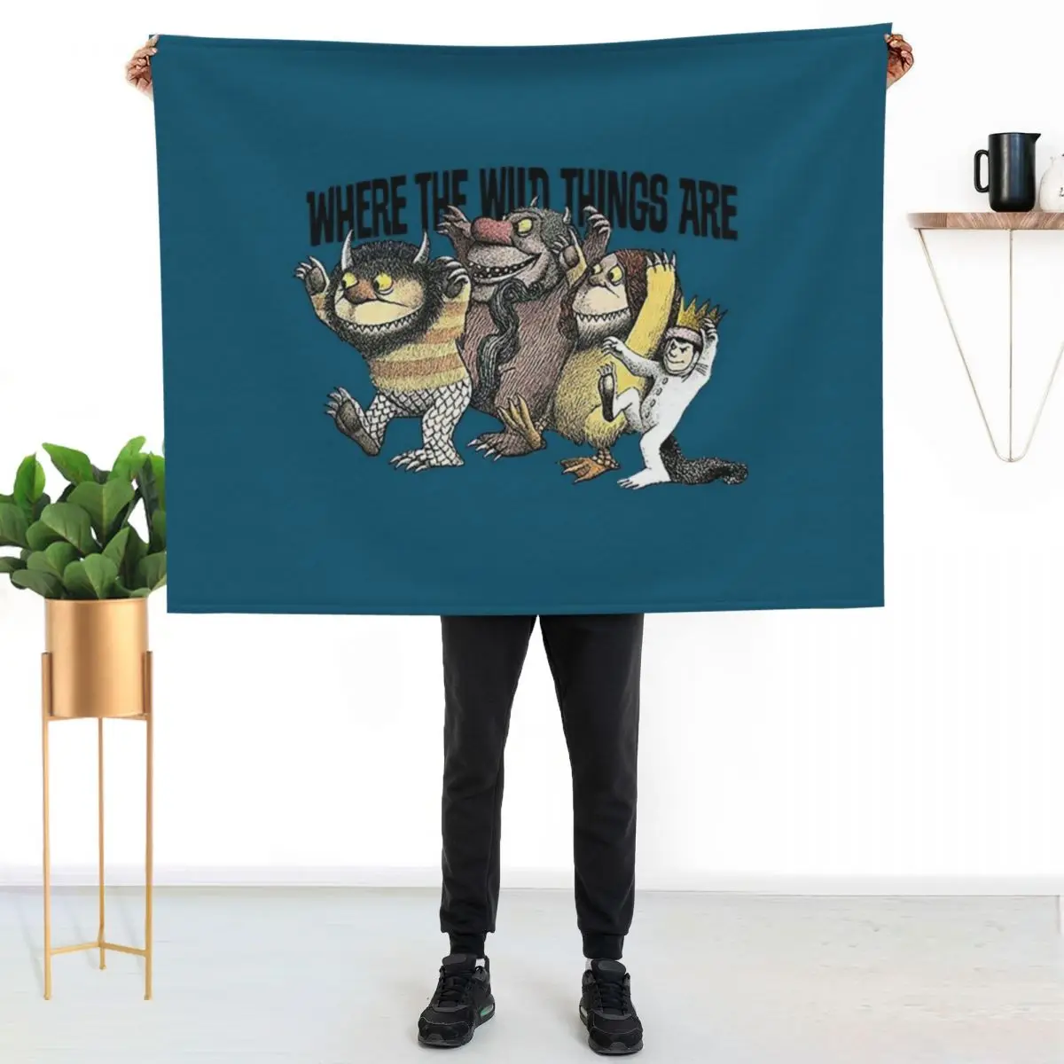 WHERE THE WILD THINGS ARE Throw Blanket Stylish Couch Blanket for Home Living Room
WHERE THE WILD THINGS ARE Throw Blanket Stylish Couch Blanket for Home Living Room