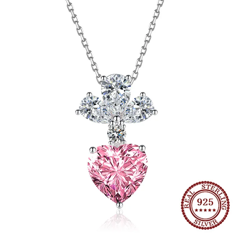 Подвеска-сокровище из стерлингового серебра 925 пробы, новый темперамент, инкрустированный розовым бриллиантом, женское ожерелье с желтым бриллиантом и любовью
Подвеска-сокровище из стерлингового серебра 925 пробы, новый темперамент, инкрустированный розовым бриллиантом, женское ожерелье с желтым бриллиантом и любовью