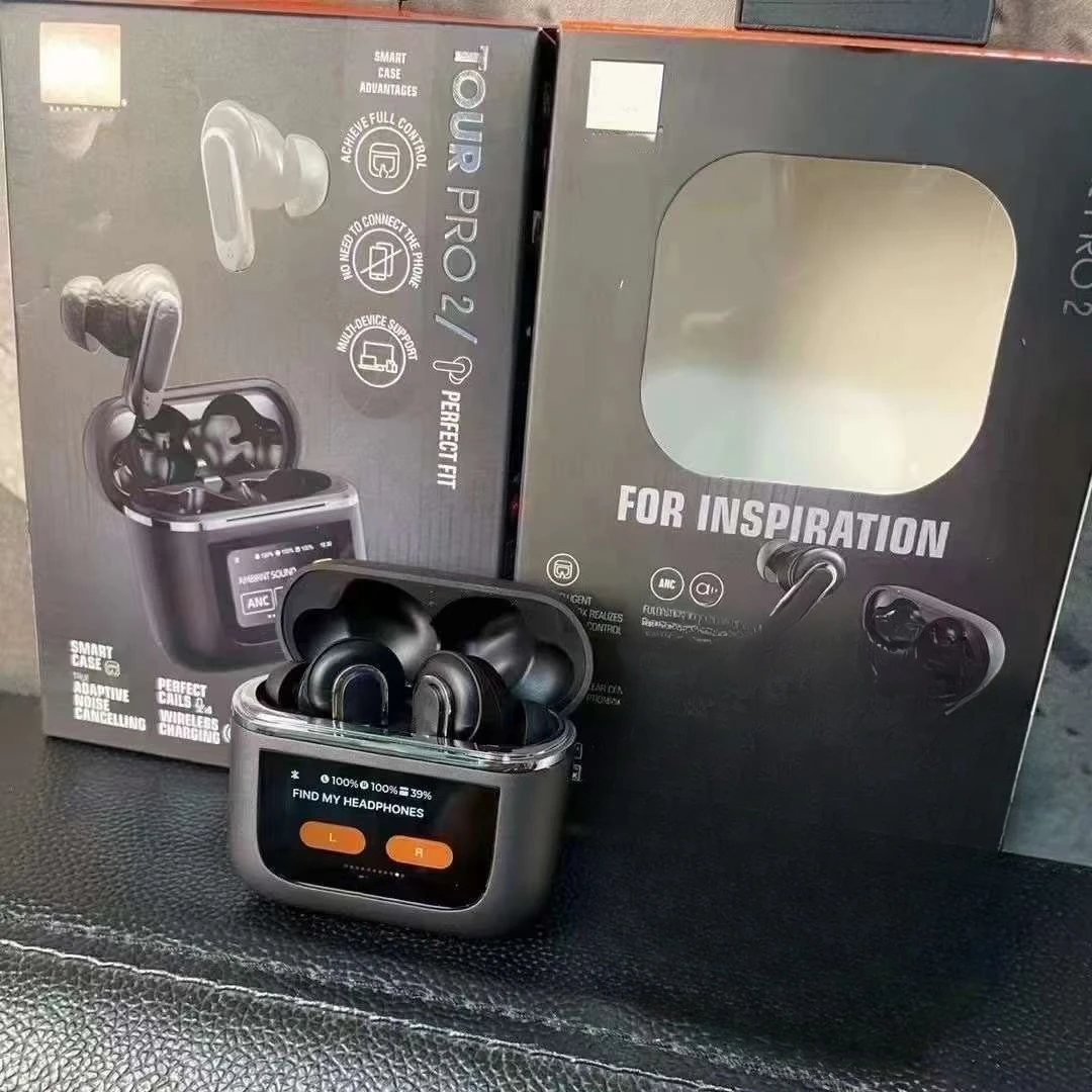 New TOUR PRO2 V8 Digital Touchscreen Bluetooth Earphones ANC Sports Noise Reduction V8 Ultra Long Standby Earphones
New TOUR PRO2 V8 Digital Touchscreen Bluetooth Earphones ANC Sports Noise Reduction V8 Ultra Long Standby Earphones
